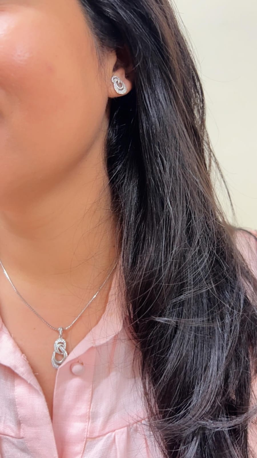 925 Silver NOOMI Designer Pendant Set