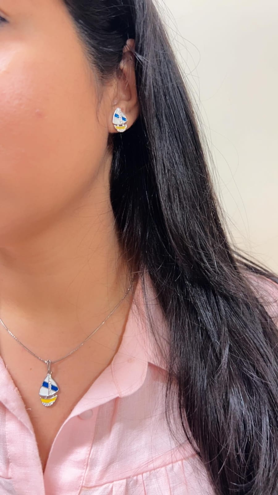 925 Silver NOOMI Designer Pendant Set