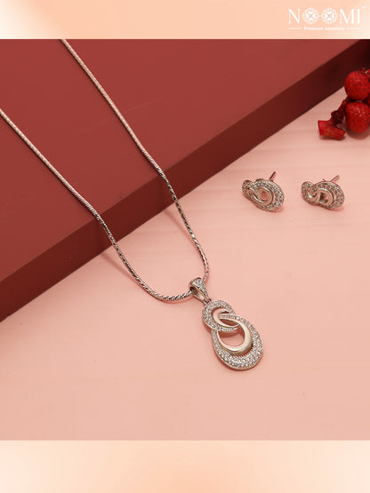 925 Silver NOOMI Designer Pendant Set