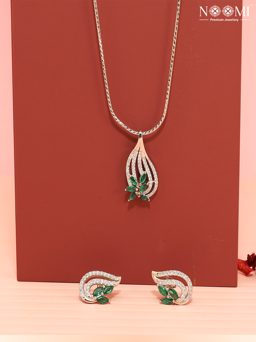 925 Silver NOOMI Designer Pendant Set