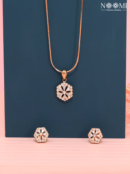 925 Silver NOOMI Designer Pendant Set