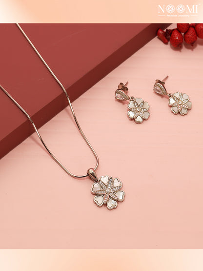 925 Silver NOOMI Designer Pendant Set