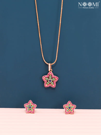 925 Silver NOOMI Designer Pendant Set