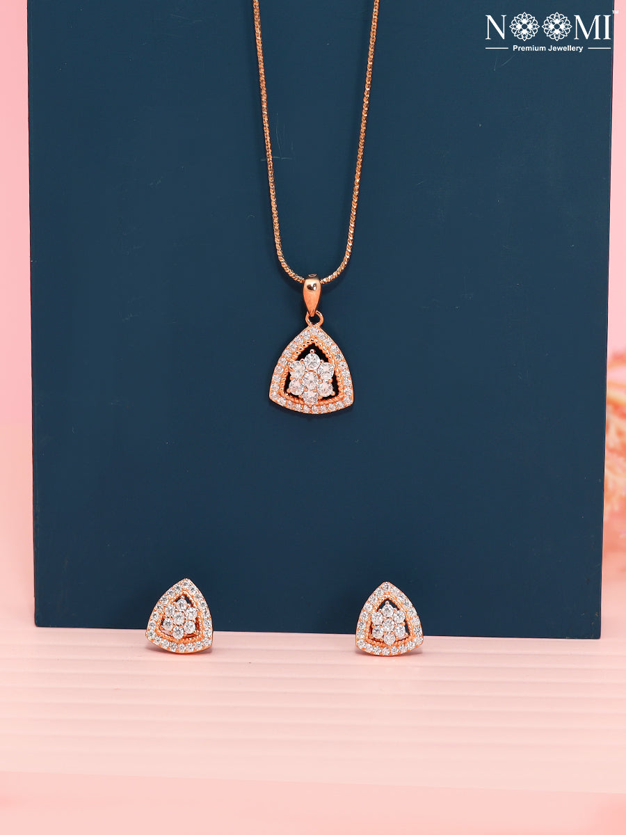 925 Silver NOOMI Designer Pendant Set