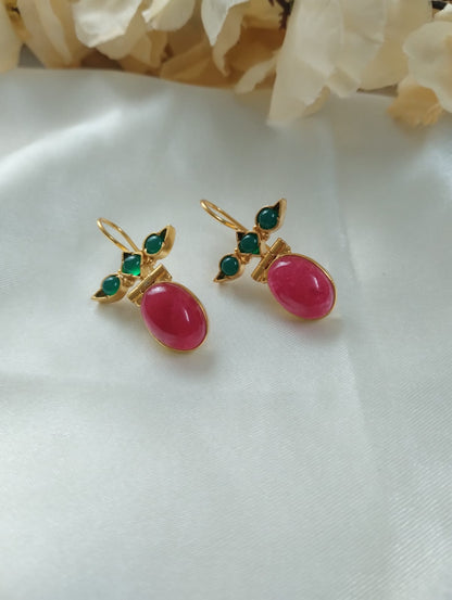 Maya Earrings - Red