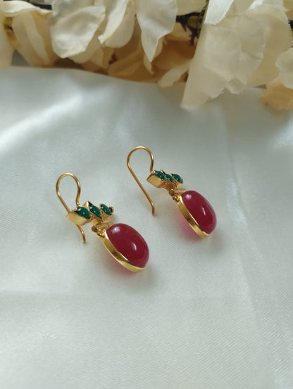 Maya Earrings - Red