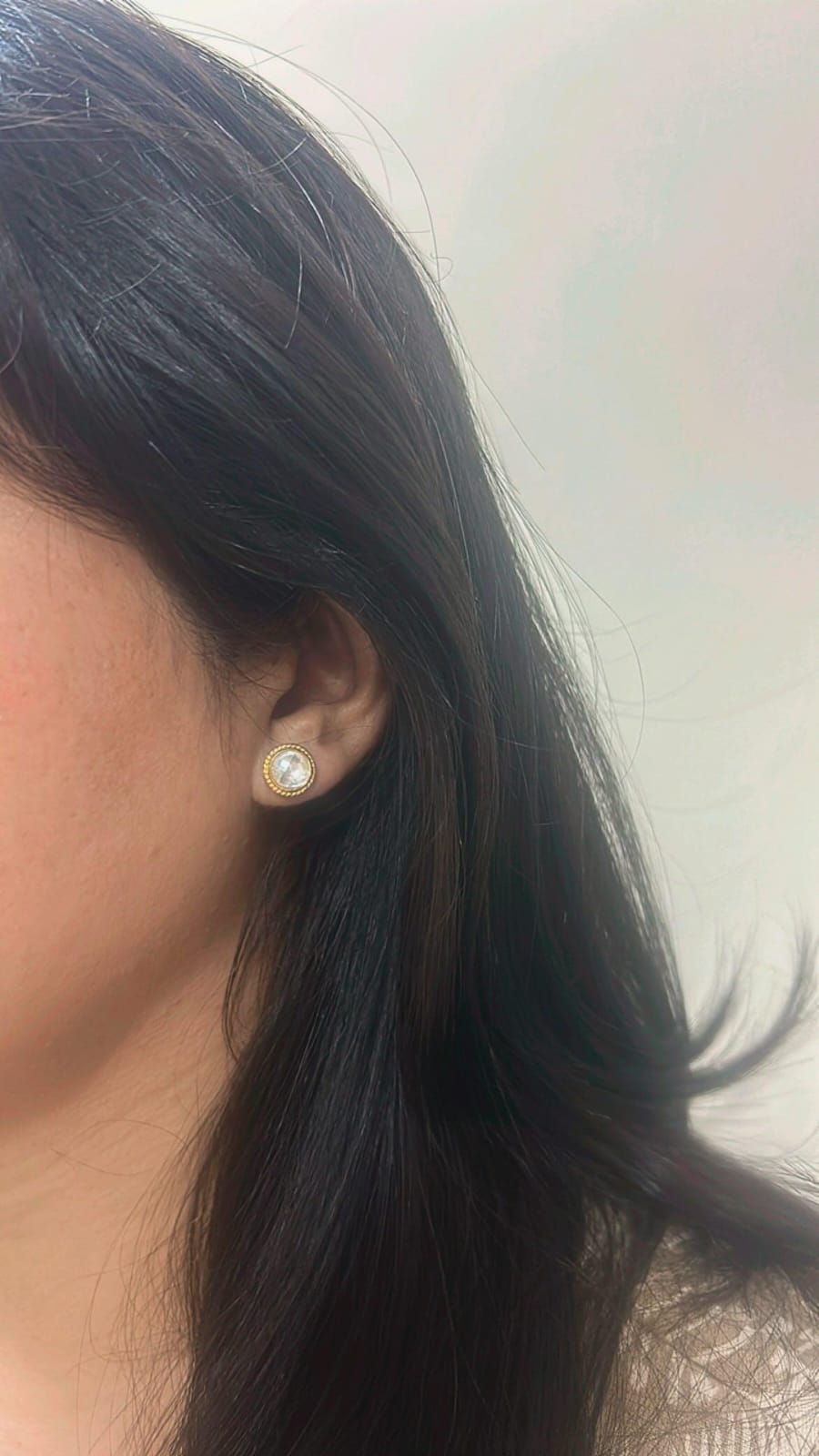 925 Silver. Gold Plated. Designer Earrings. NOOMI