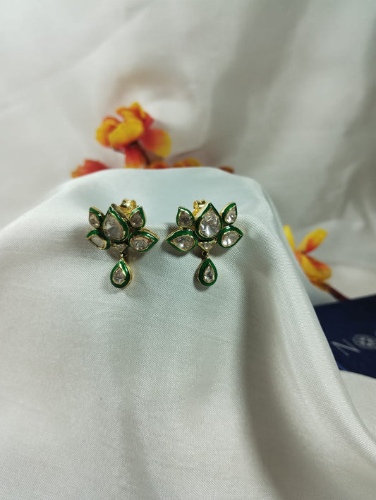 Harit Padma (lotus) Earrings