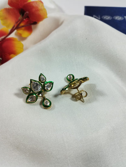 Harit Padma (lotus) Earrings