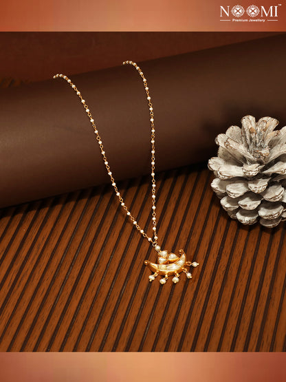 925 Silver. Gold Plated. NOOMI. Pendant Chain