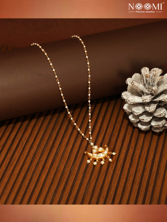 925 Silver. Gold Plated. NOOMI. Pendant Chain