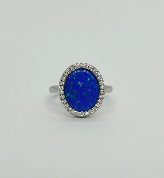 Blue Velvet Ring