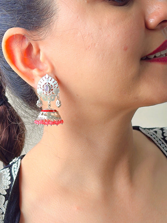 925 Silver Jhumka. NOOMI Jewellery