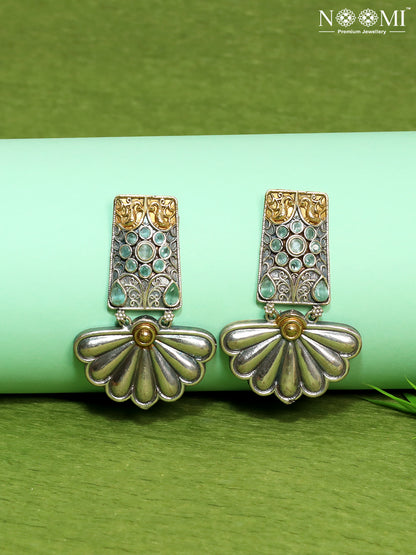 Tarang Earrings NOOMI Designer Brass Earrings
