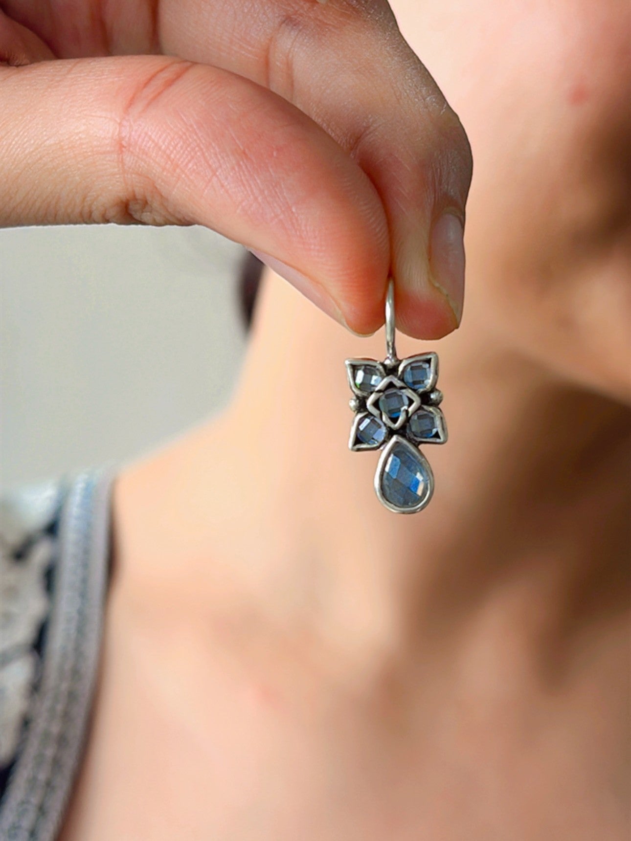 Premium Designer 925 Silver Earrings